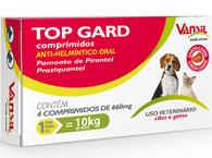 Vermifugo para cachorro -top gard 600 mg 4 comprimidos Vansil