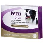 Petzi Plus Para Cães 4 Comprimido Para Cada 10kg Ceva