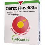 Ciurex Plus 400 mg Vermífugo para cães 4 comprimidos Vetoquinol