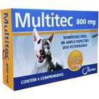 Multitec 800 mg vermífugo em comprimidos para cães Syntec