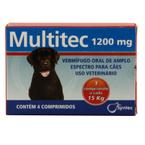 Multitec 1200 mg vermífugo em comprimidos para cães Syntec