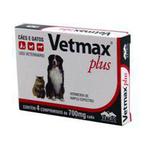 Vetmax Plus Vermífugo Cães 10kg 4 Comprimidos Vetnil