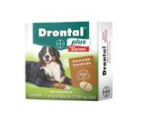 Drontal Plus Vermífugo para cães 35 kg 2 comprimidos Bayer