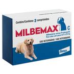 Vermífugo Milbemax C Cães De 5kg A 25kg Com 2 Comprimidos Elanco