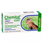 Chemital Anti-Helmético de Amplo Espectro Para Gatos 4 Comprimidos Chemitec