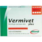 Vermífugo Biovet Vermivet Plus 660mg Para Cães 4 Comprimidos