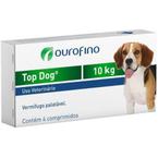Vermífugo Ouro Fino Top Dog para Cães de até 10 Kg 4 Comprimidos