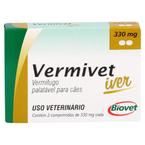 Vermífugo Vermivet Iver Biovet 330mg c/ 2 Comprimidos