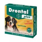 Vermífugo Drontal Plus 35kg Com 2 Comprimidos Bayer