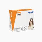 Vermífugo Para Cães Vermicanis PLUS 400 Mg Cartucho Com 04 Comprimidos World Pet