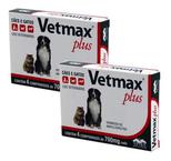Vermífugo Vetmax Cães E Gatos 4 Comprimidos Kit 2cx Vetnil