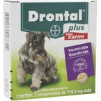 Vermífugo Drontal Plus 10 Kg Carne 02 Comprimidos Bayer