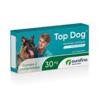 Vermífugo Para Cães TopDog OuroFino 30 kg Caixa 2 Comprimidos