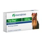 Vermifugo Ouro Fino Top Dog para Cães de até 2.5kg 4 Comprimidos Ourofino