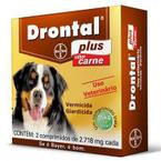 Vermífugo Drontal Plus 35KG Carne 2/Comprimidos Bayer