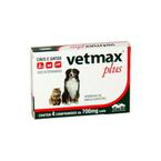 Vermífugo Vetmax Plus Cães e Gatos 4 comprimidos Vetnil