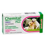 Chemital Plus Vermífugo para cães 4 comprimidos Chemitec