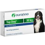 Vermifugo Ouro Fino Top Dog Para Cães De Até 30kg 2 Comprimidos