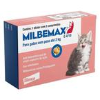 Vermífugo Milbemax G Gatos De 0,5kg A 2kg Com 2 Comprimidos Elanco