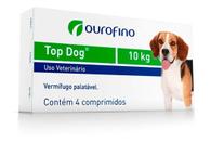 Top Dog 10 kg c/ 4 Comprimidos Ouro Fino Pet