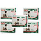 Vetmax plus 4 comprimidos combo 5 unidades vermifugo vetnil validade 07/22
