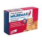 Vermífugo Milbemax Gato De 2 Ate 8 Kg 2 Comprimidos Elanco