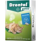 Drontal Gatos 4kg Vermifugo 4 comprimidos Bayer