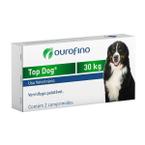Vermifugo Ouro Fino Top Dog para Cães de até 30kg 2 Comprimidos Ourofino