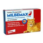 Milbemax Vermífugo Para Gatos De 2kg A 8kg C/ 2 Comprimidos Elanco