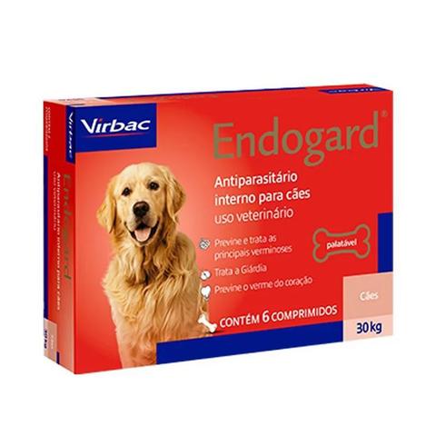 Imagem de Endogard Vermífugo Para Cães 30kg C/6 Comprimidos - Virbac