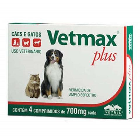 Imagem de Vetmax plus 700 mg c/ 04 comprimidos