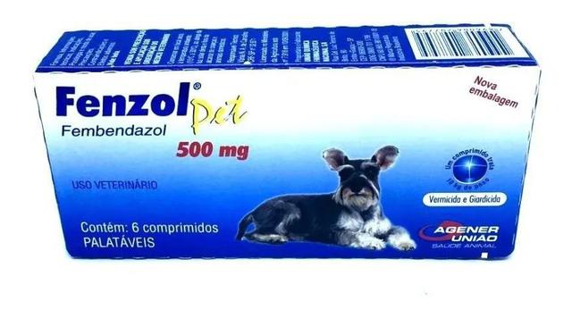 Imagem de Fenzol Pet 500mg Para Cães 6 Comprimidos
