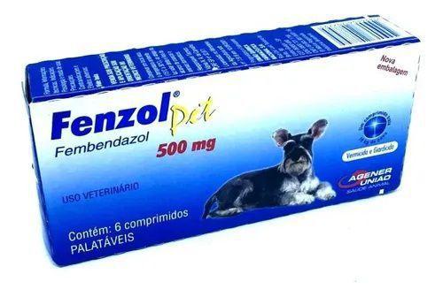 Imagem de Fenzol Pet 500mg Para Cães 6 Comprimidos