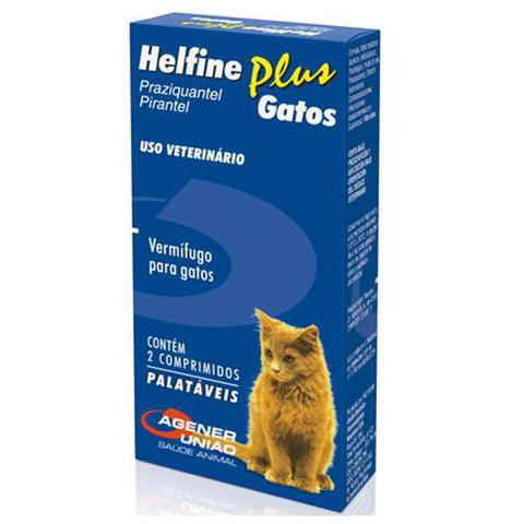 Imagem de Vermífugo Helfine Plus Gatos 2 Comprimidos