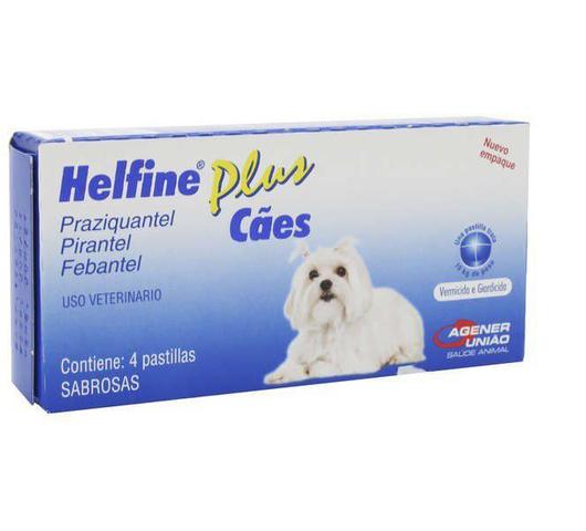 Imagem de Vermífugo Helfine Plus para Cães - 4 comprimidos