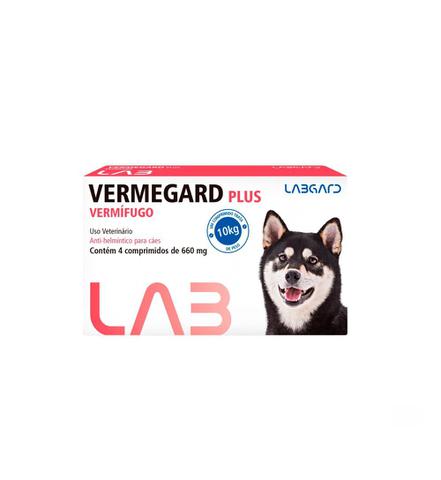 Imagem de Vermegard Plus 660 mg Vermífugo cães 4 comprimidos