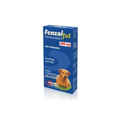 Imagem de Fenzol Pet 500 mg com 6 comprimidos
