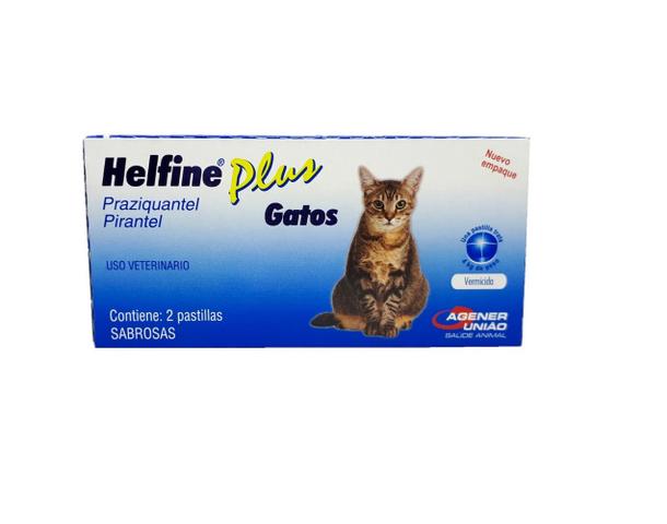 Imagem de Helfine Plus Vermífugo para gatos Agener 2 comprimidos