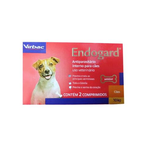Imagem de Vermífugo Virbac Endogard para Cães até 10 Kg - 2 comprimidos