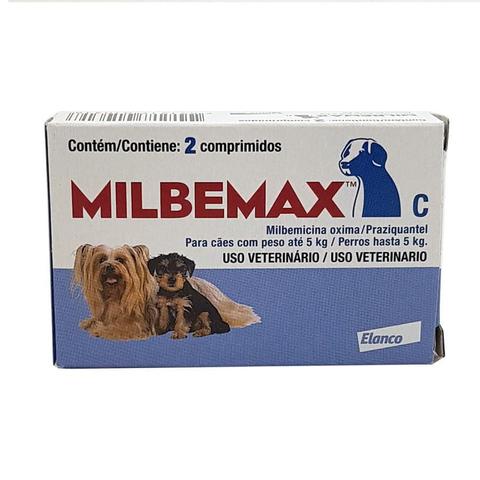 Imagem de Milbemax Vermífugo Cães até 5kg 2 comprimidos Novartis