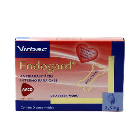 Imagem de Endogard 2,5kg 6 Comprimidos Virbac