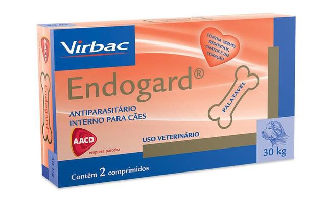 Imagem de Vermífugo Virbac Endogard para Cães até 30 Kg - 6 comprimidos