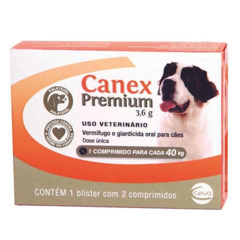Imagem de Vermífugo Ceva Canex Premium 3,6g com 2 Comprimidos