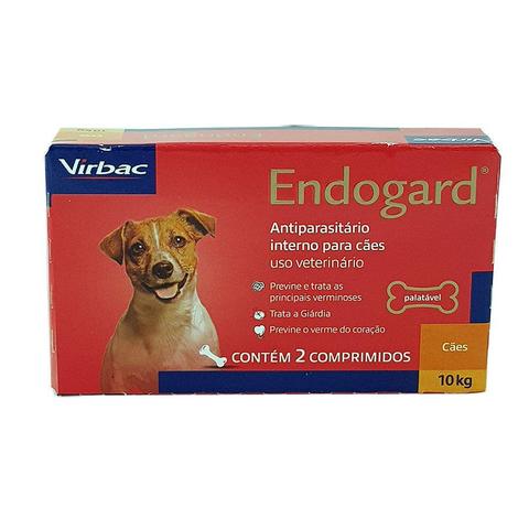 Imagem de Endogard Cães 10kg 2 Comprimidos Virbac