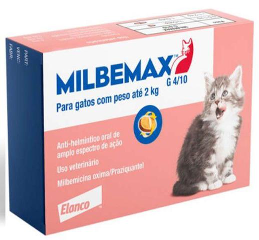 Imagem de Milbemax Vermifugo para gatos de até 2 kg 2 comprimidos