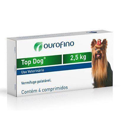 Imagem de VERMÍFUGO TOP DOG 2,5kg - 4 comprimidos