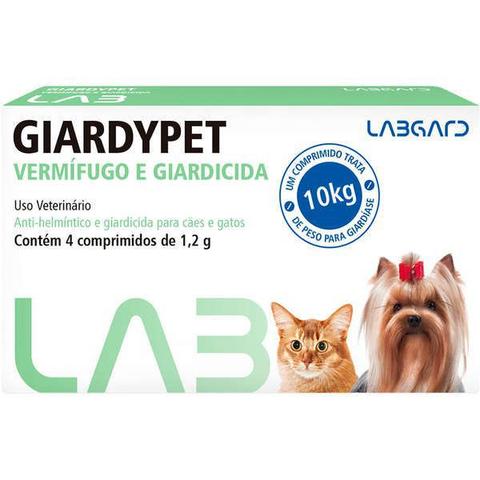 Imagem de Vermífugo Giardypet Cães E Gatos Labgard C/4 Comprimidos